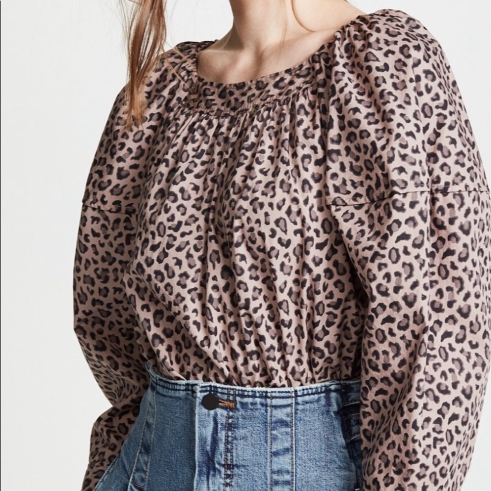 Rebecca Taylor La Vie ocelot top